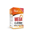 Kép 1/4 - BioCo MEGA C+D duo RETARD C-vitamin 1500 mg + D3-vitamin 3000 NE filmtabletta 100 db