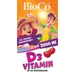 Kép 2/4 - BioCo D3-vitamin 2000 NE cseresznyés rágótabletta 90 db