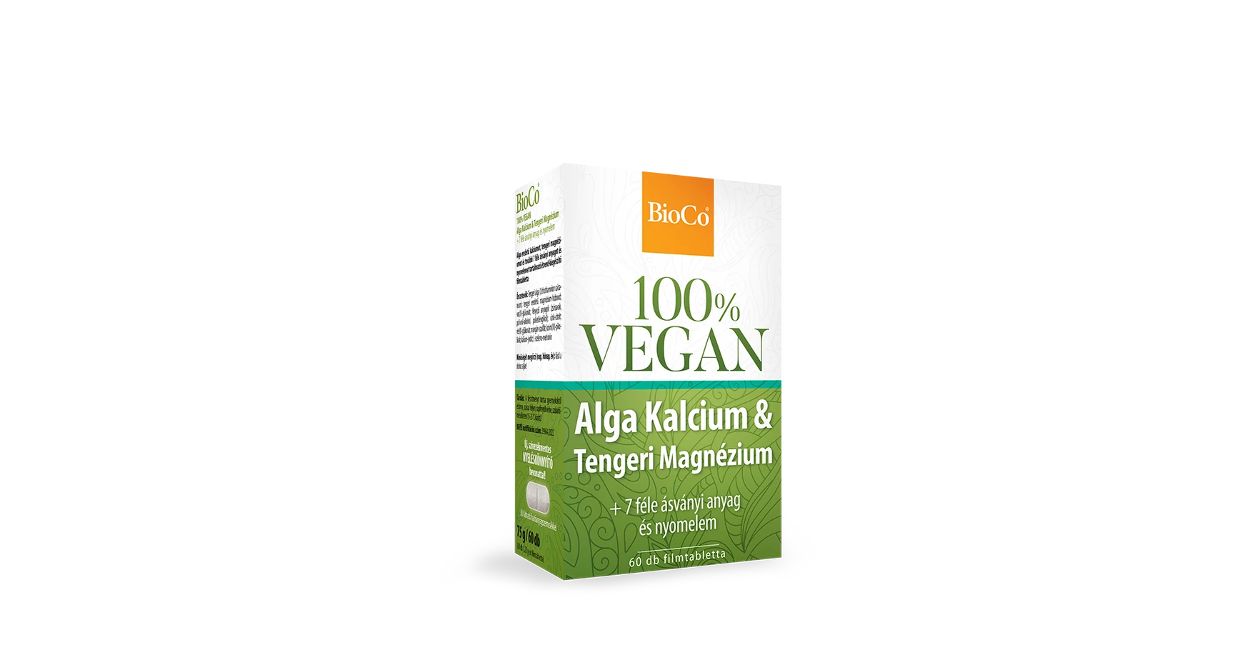 BioCo 100% VEGAN Alga Kalcium & Tengeri Magnézium 60 db