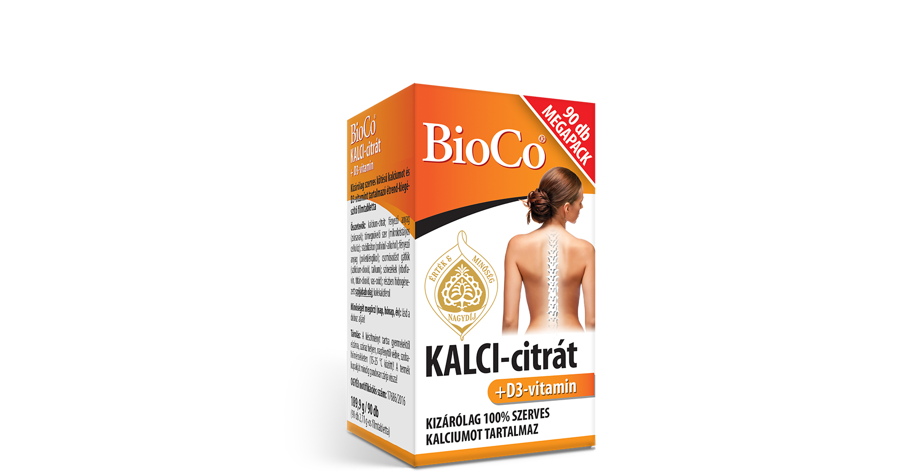 BioCo 100% VEGAN Alga Kalcium & Tengeri Magnézium filmtabletta 60db