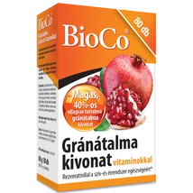 BioCo Gránátalma kivonat vitaminokkal 80 db