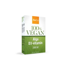 BioCo 100% VEGAN Alga D3-vitamin 2000 NE 60 db