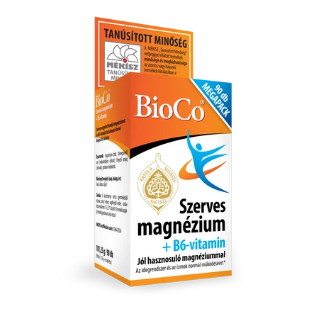BioCo Szerves Magnézium+B6-vitamin Megapack 90 db