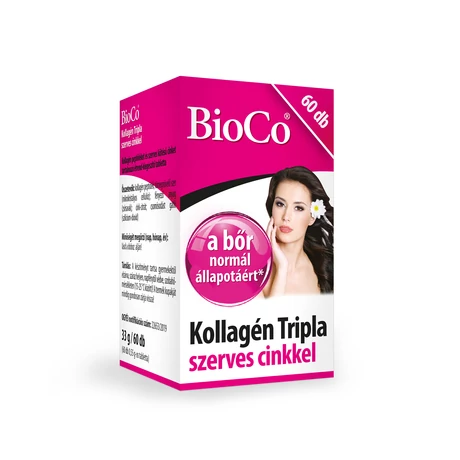 BioCo Kollagén Tripla szerves cinkkel 60 db