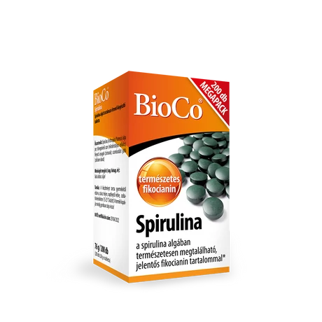 BioCo Spirulina MEGAPACK tabletta 200 db