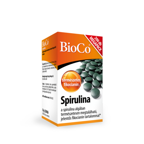 BioCo Spirulina MEGAPACK tabletta 200 db