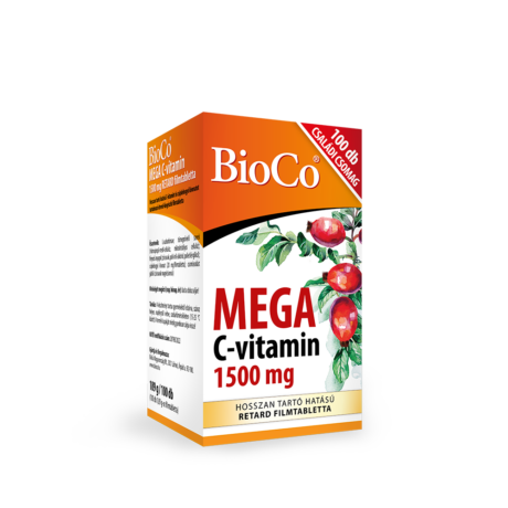 BioCo MEGA C-vitamin 1500 mg RETARD filmtabletta 100 db