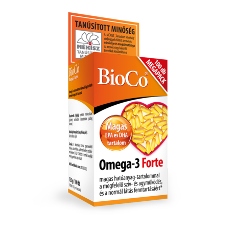 BioCo Omega-3 Forte MEGAPACK lágyzselatin kapszula 100 db