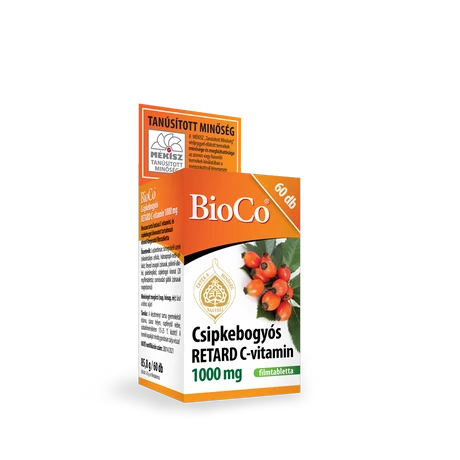 BioCo Csipkebogyós Retard C-vitamin 1000mg 60 db