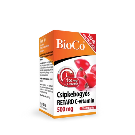 BioCo Csipkebogyós Retard C-vitamin 500mg 100 db