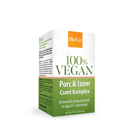 BioCo 100% VEGAN Porc & Izom Csont Komplex 90 db