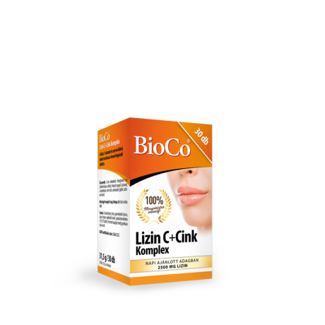 BioCo Lizin C+Cink Komplex étrend-kiegészítő tabletta 30 db