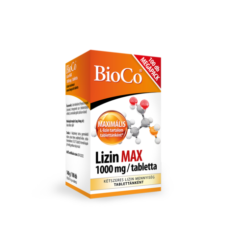 BioCo Lizin MAX 1000 mg MEGAPACK étrend-kiegészítő tabletta  100 db