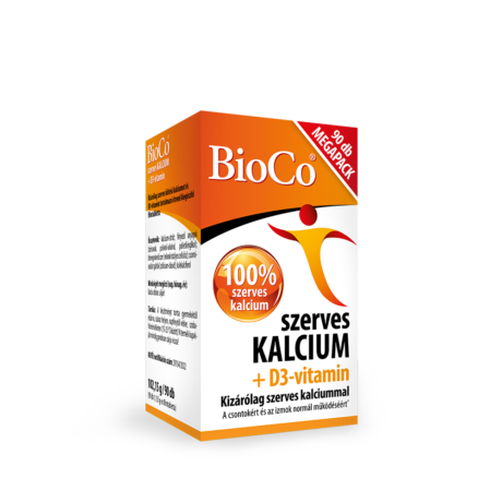 BioCo Szerves kalcium + D3-vitamin filmtabletta 90 db