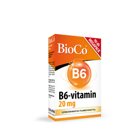 BioCo B6-vitamin 20 mg Megapack filmtabletta 90 db