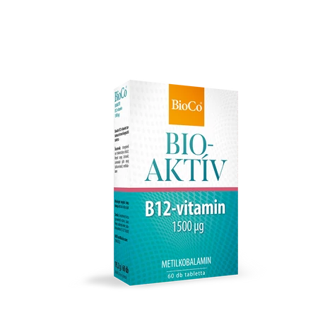 BioCo BIOAKTÍV B12-vitamin 1500 mcg tabletta 60 db