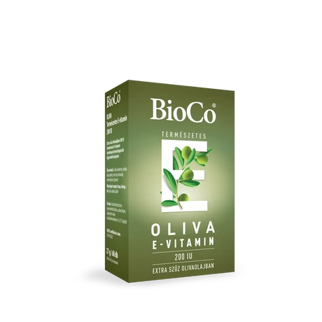 BioCo OLIVA Természetes E-vitamin 200 IU lágyzselatin kapszula 60 db