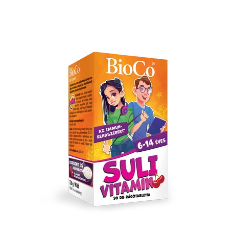 BioCo Suli-vitamin Cseresznyés rágótabletta 90 db