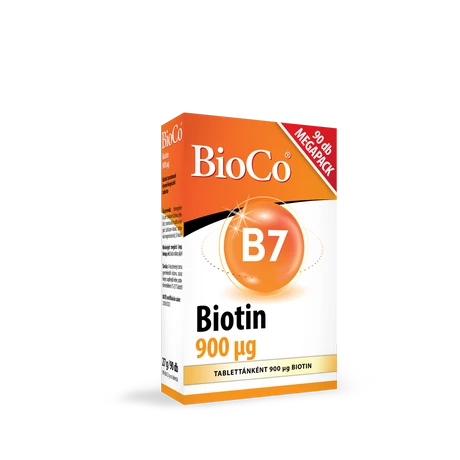BioCo Biotin 900 mcg MEGAPACK tabletta 90 db
