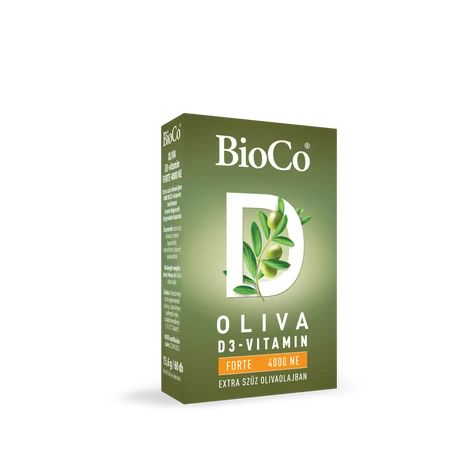 BioCo OLIVA D3-vitamin FORTE 4000 NE lágyzselatin kapszula 60 db