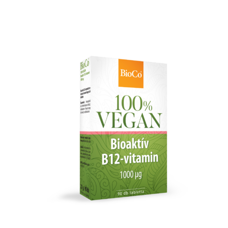 BioCo 100% VEGAN Bioaktív B12-vitamin 1000 μg 90 db