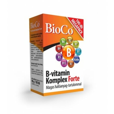BioCo B-vitamin Komplex Forte 100 db