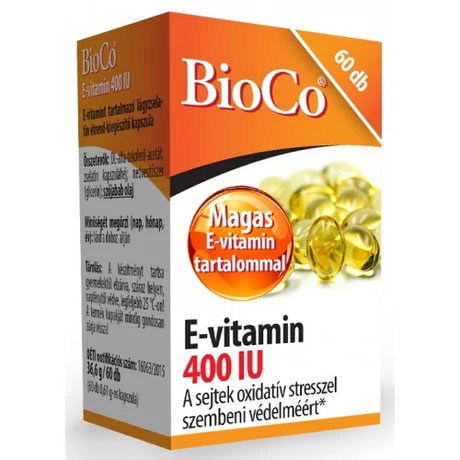 BioCo E-vitamin 400 IU 60 db