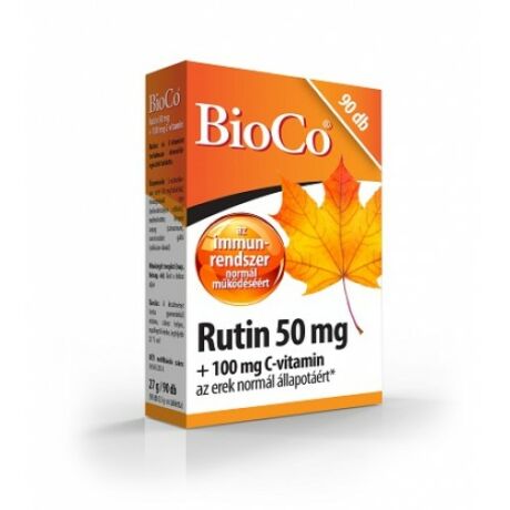 BioCo Rutin 50 mg+100 mg C-vitamin 90 db