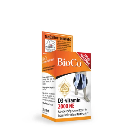 BioCo D3-vitamin 2000 NE Megapack 100 db