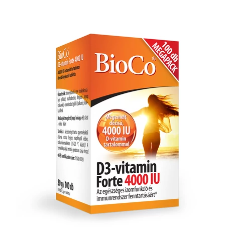 BioCo D3-vitamin Forte 4000 IU 100 db