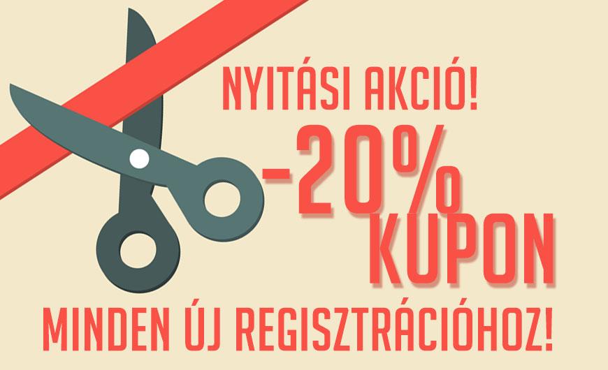 Nyitási akció!