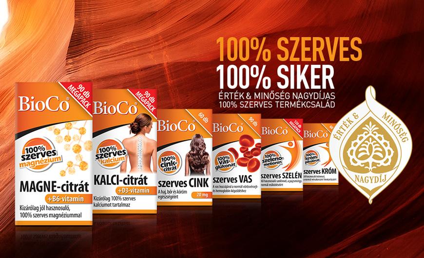 Érték és Minőség Nagydíjat nyert a BioCo 100% szerves termékcsaládja!