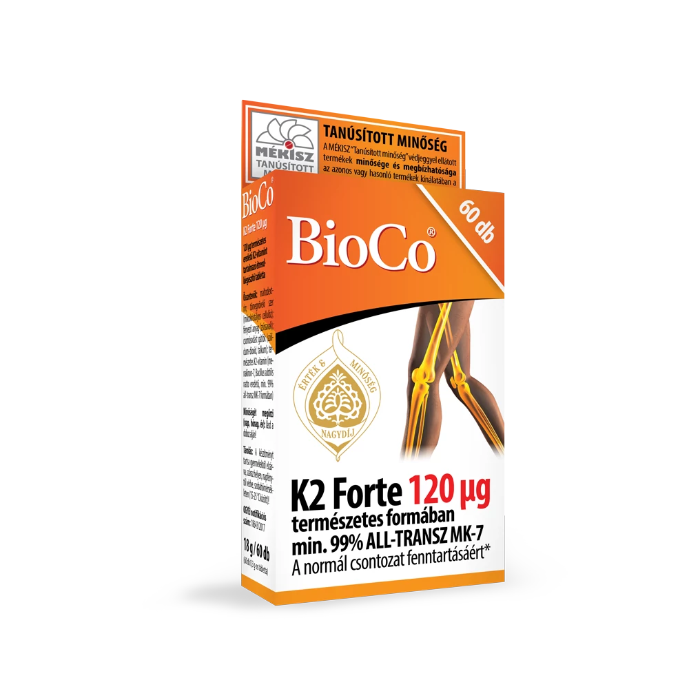 BioCo K2-vitamin Forte 120 mikrogramm 60 db