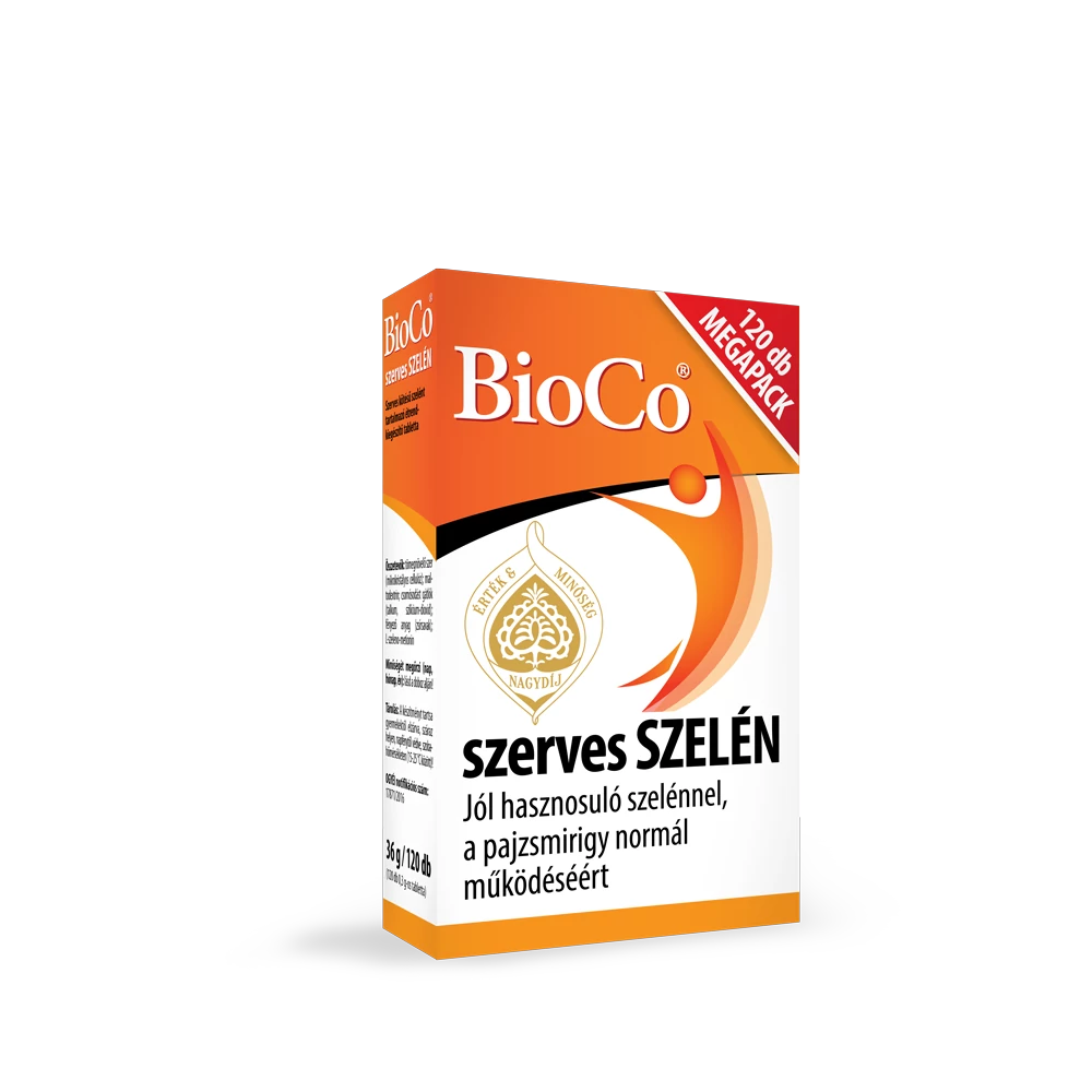 BioCo szerves SZELÉN MEGAPACK 120 db