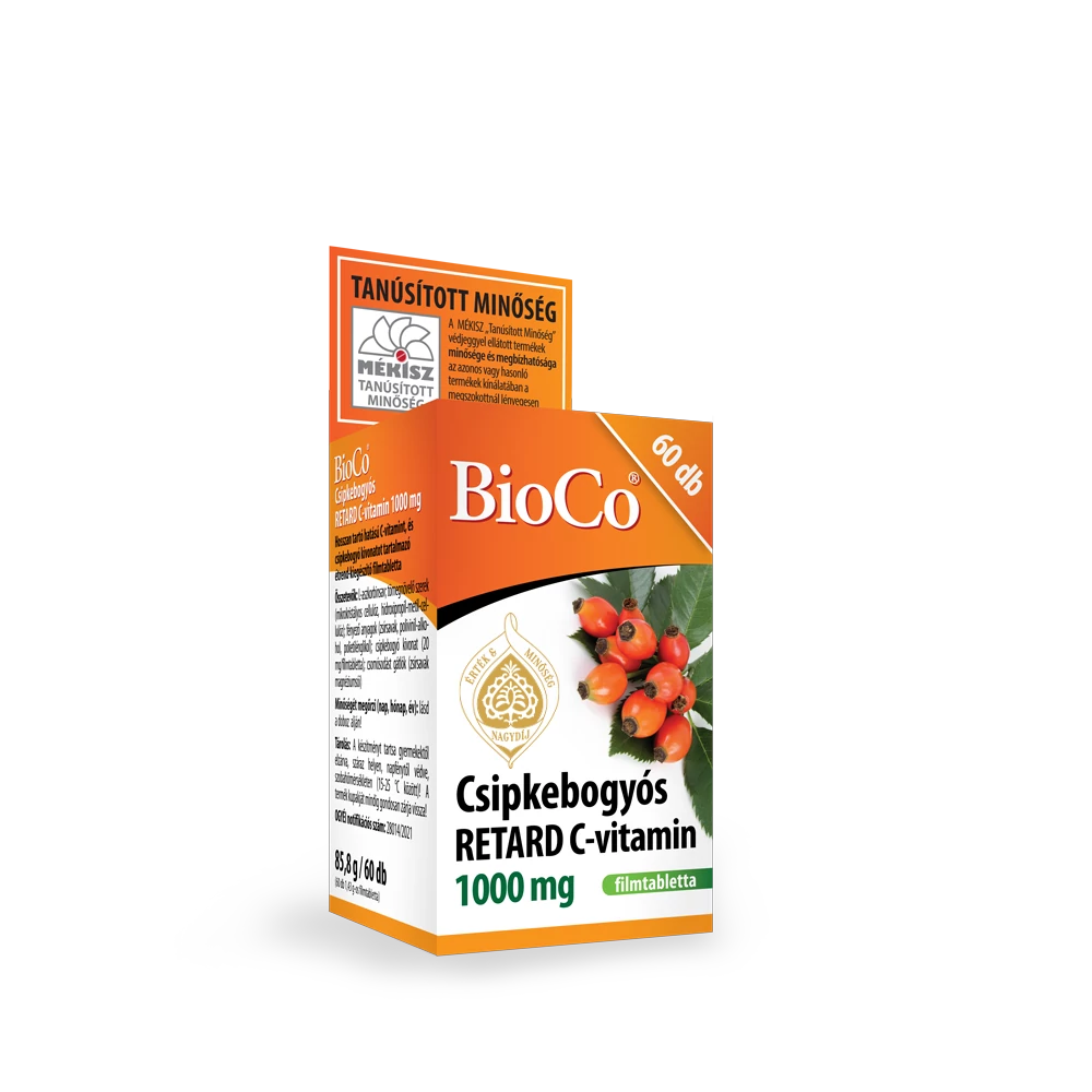 BioCo Csipkebogyós Retard C-vitamin 1000mg 60 db