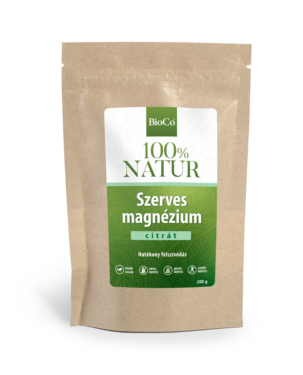 BioCo 100% NATUR Szerves Magnézium tasakos por 200 g