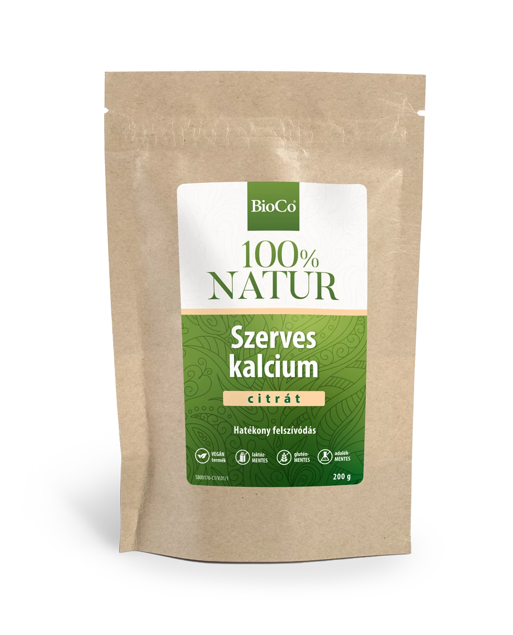 BioCo 100% NATUR Szerves Kalcium tasakos por 200 g