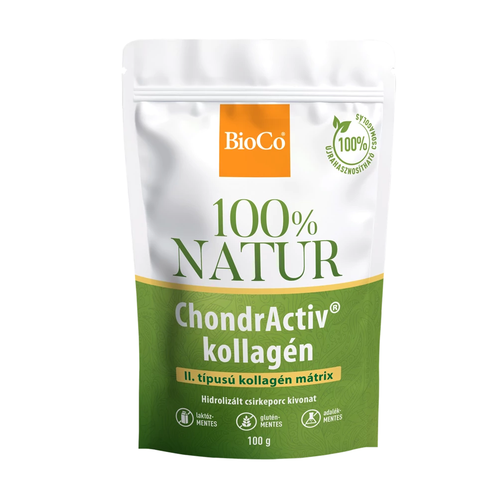 BioCo 100% NATUR ChondrActiv kollagén tasakos por 100 g