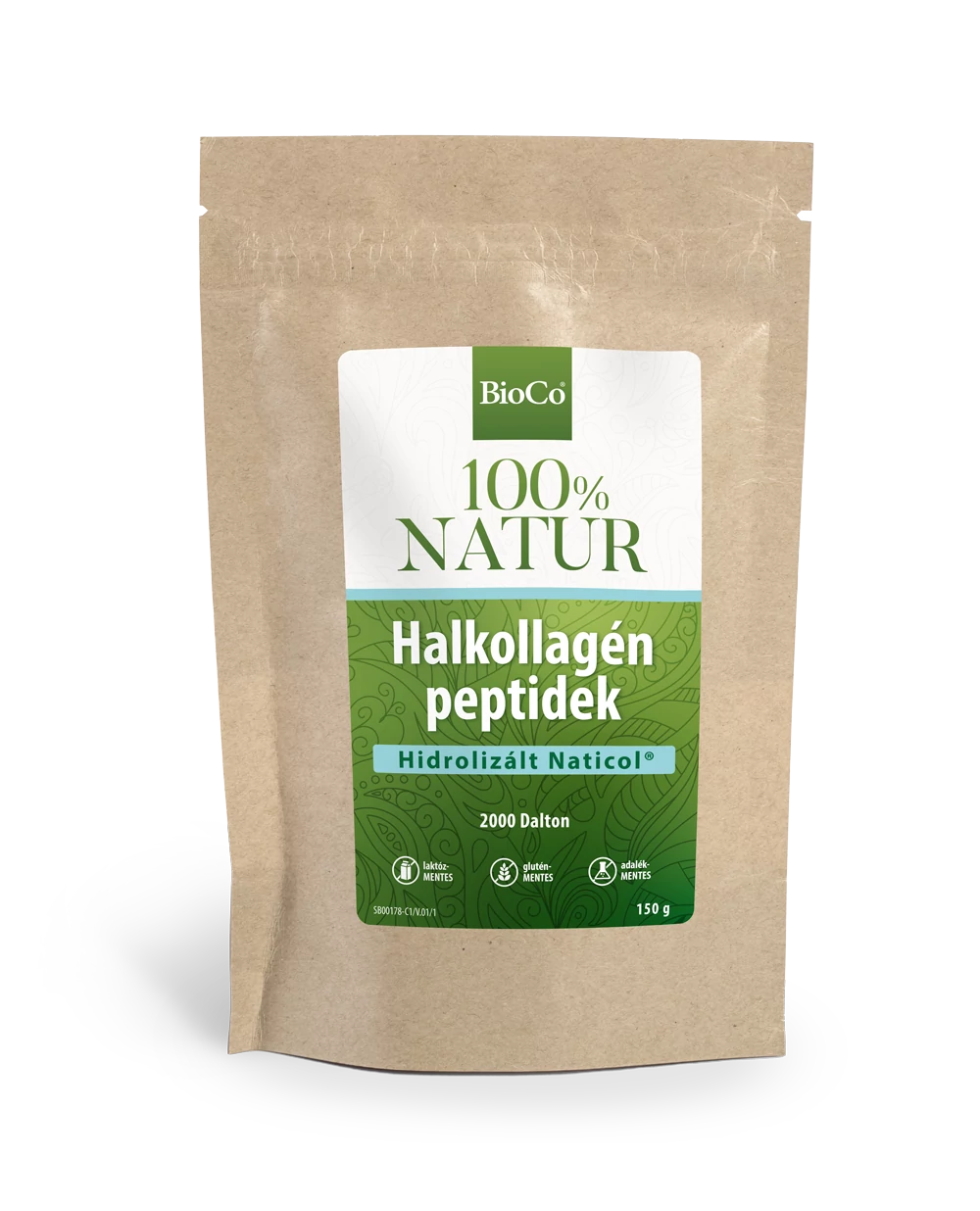 BioCo 100% NATUR Halkollagén peptidek Naticol tasakos por 150 g