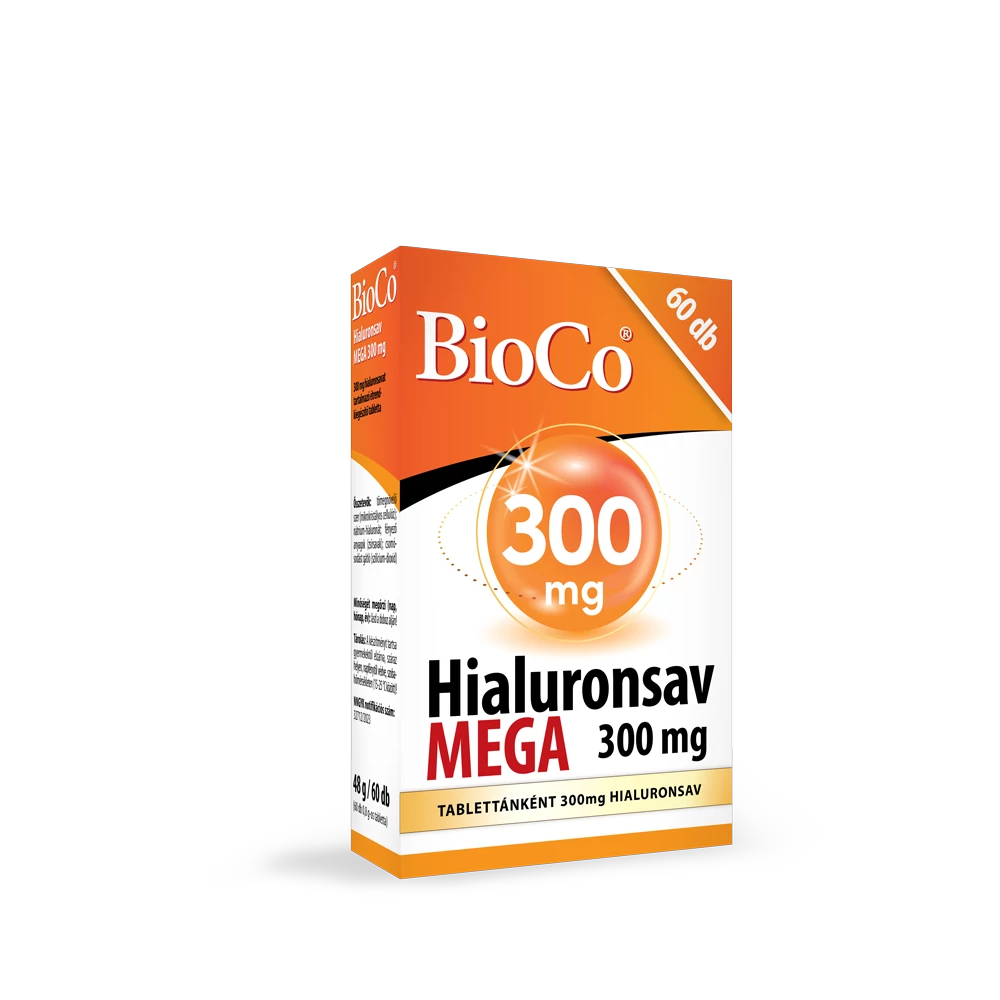 BioCo Hialuronsav MEGA 300 mg tabletta 60 db