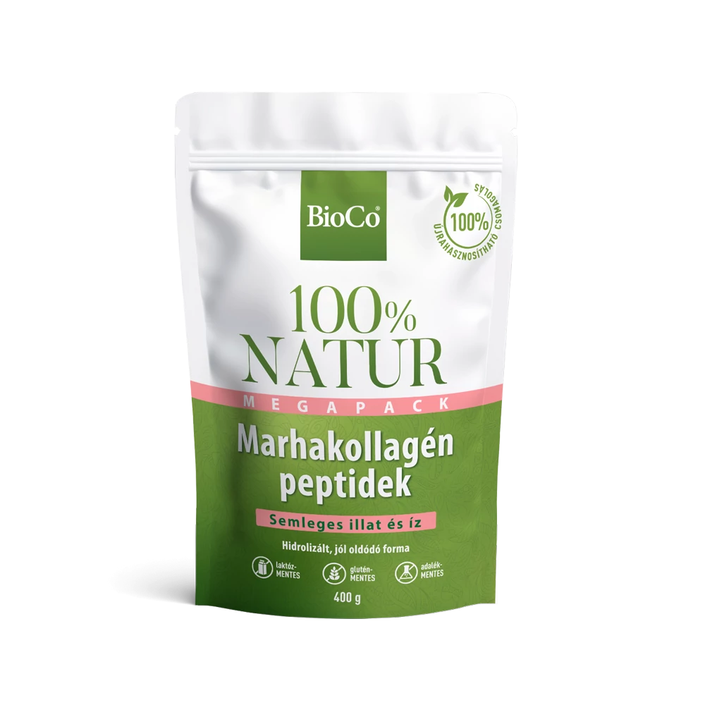 BioCo 100% NATUR Marhakollagén peptidek tasakos por 400 g