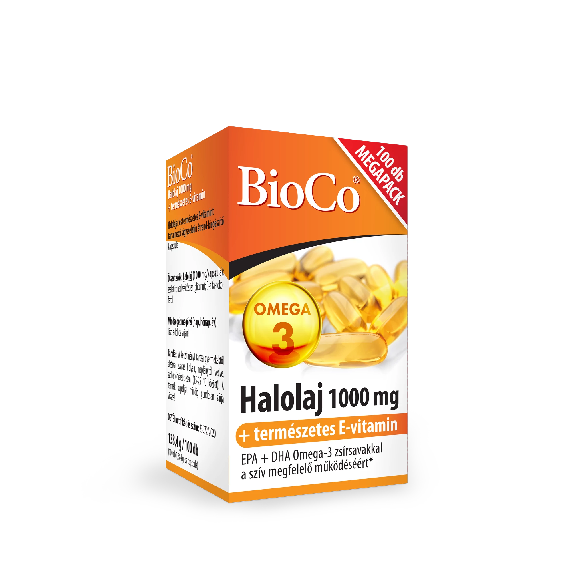 BioCo Halolaj 1000 mg MEGAPACK